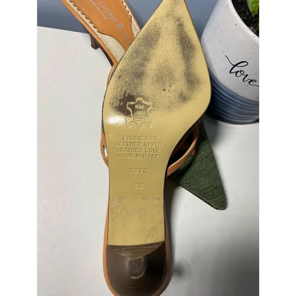 Massimo Baldi Leather Mules 6.5 - Picture 7 of 7